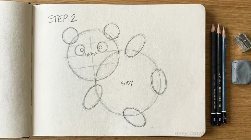 Adding Ears, Limbs, and Guidelines