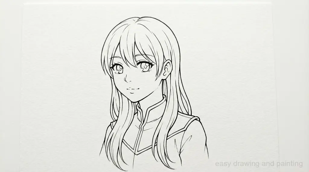 The Clean Line Art (Coloring Page)