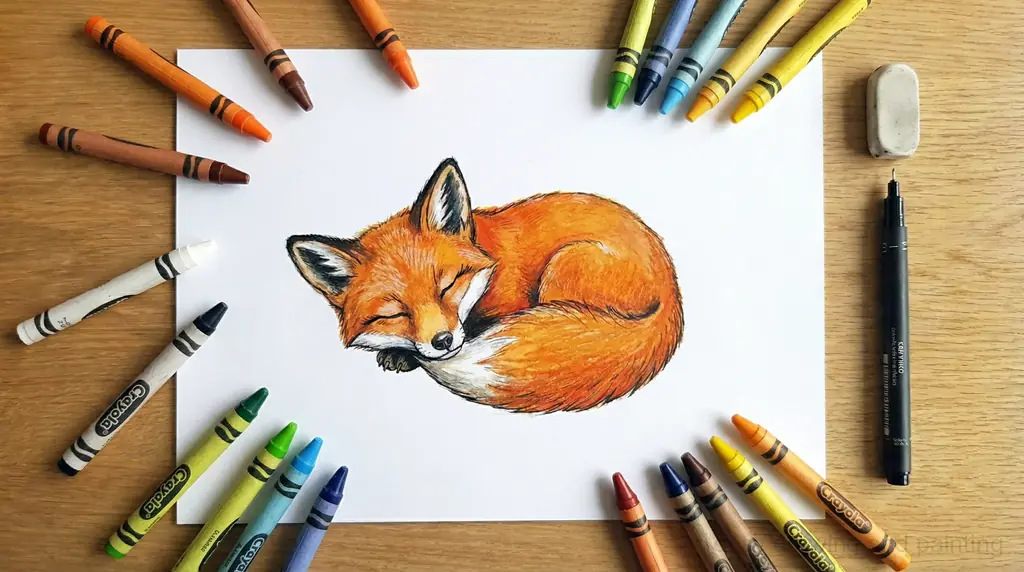 How to Draw a Sleepy Baby Fox: The Easiest 5-Step Beginner Guide